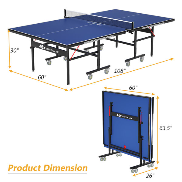 Standard table deals tennis table